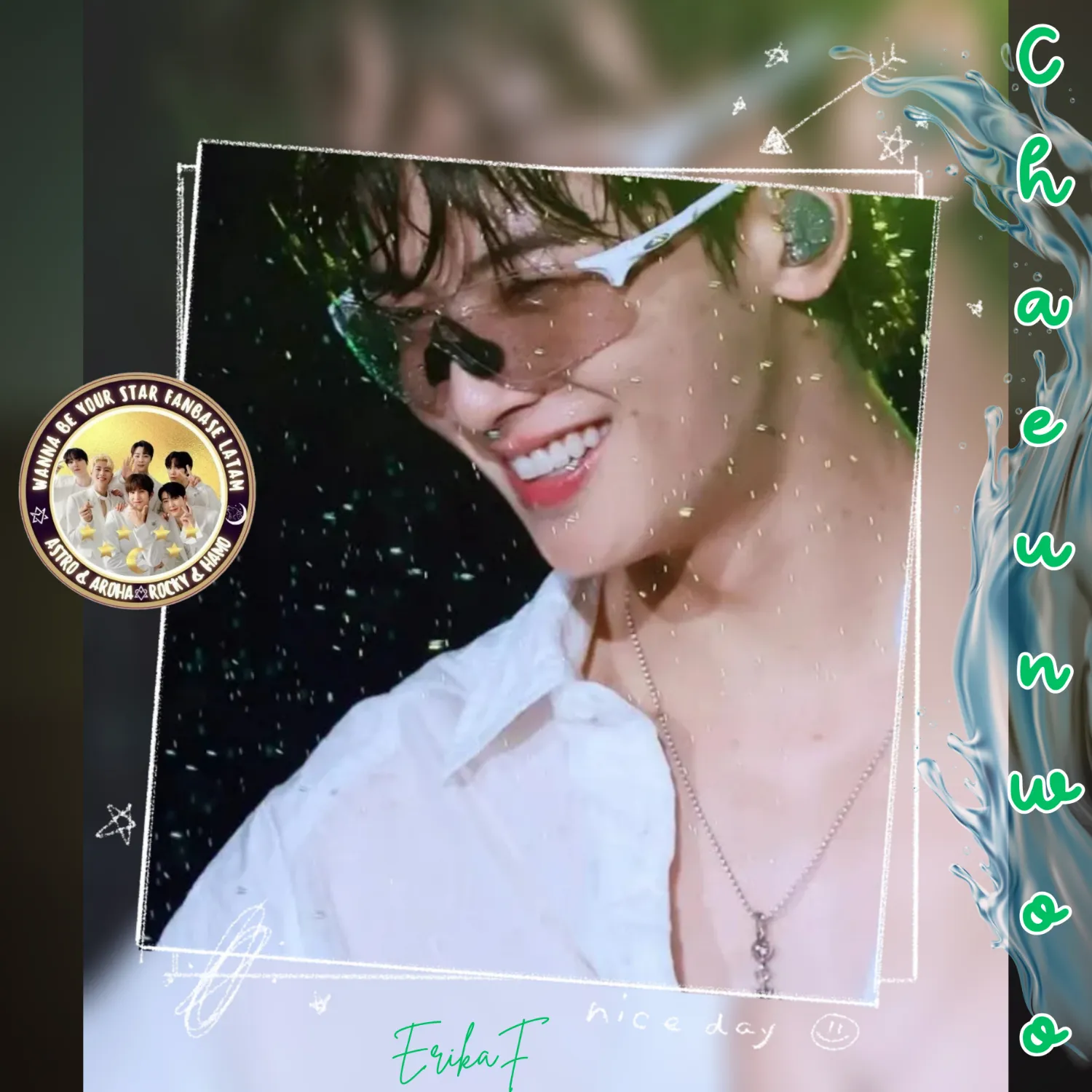 A moment captured by a fan of Cha Eunwoo