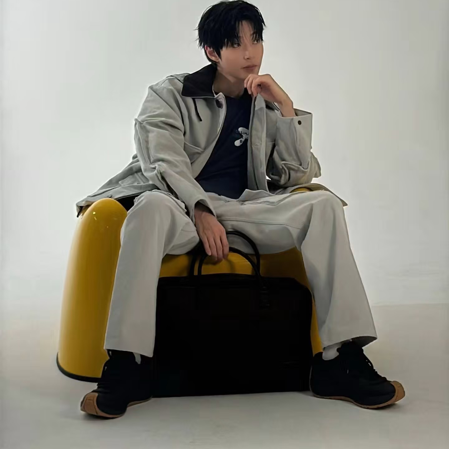 A moment captured by a fan of Hwang Inyoup