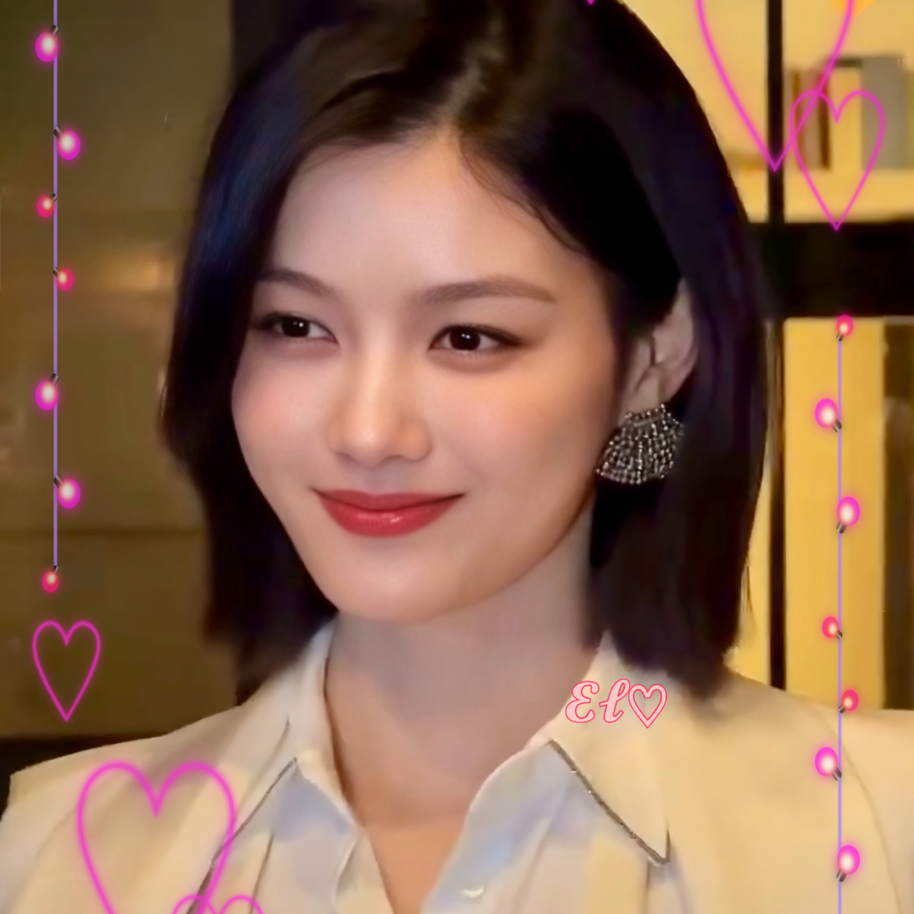 Behind-the-scenes cut of Kim Youjung