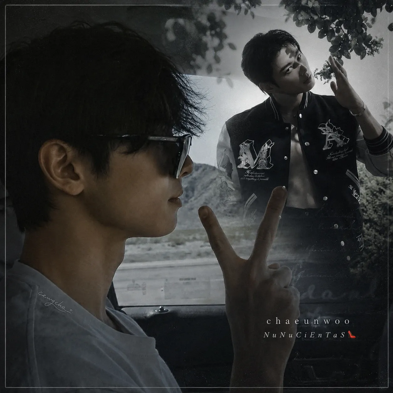 A moment captured by a fan of Cha Eunwoo