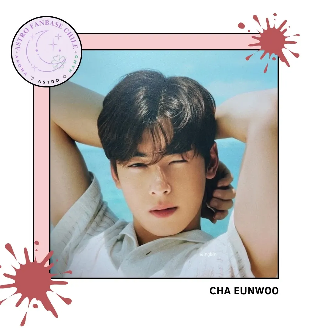 Behind-the-scenes cut of Cha Eunwoo