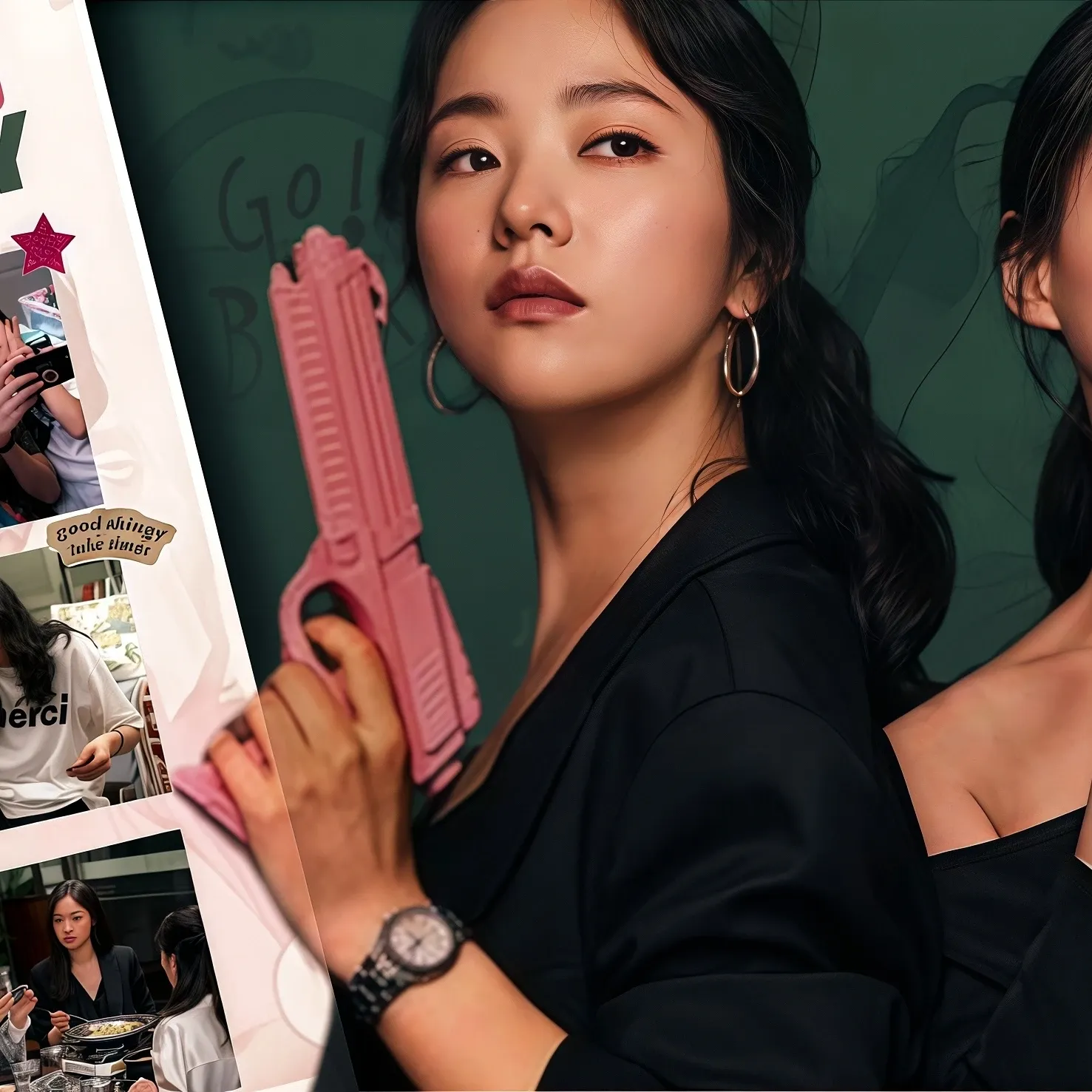 Behind-the-scenes cut of Jeon Yeobeen