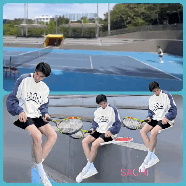 粉絲拍下的李敏鎬瞬間