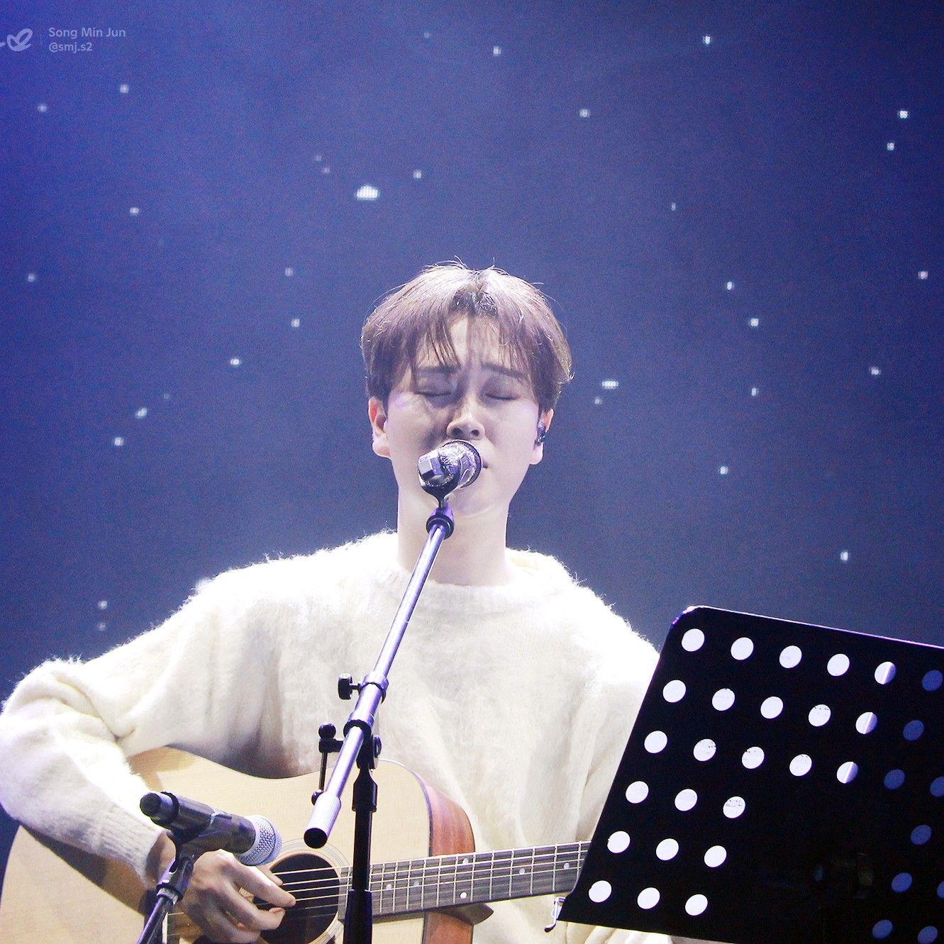 Behind-the-scenes cut of Song Minjun