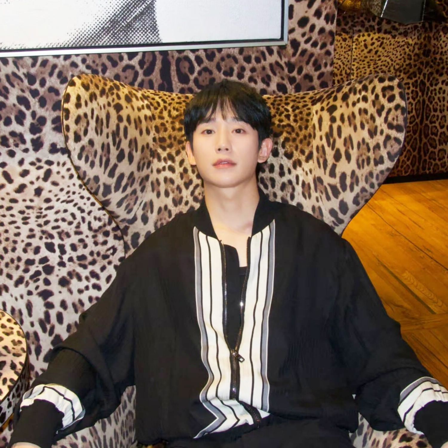 粉絲拍下的丁海寅瞬間