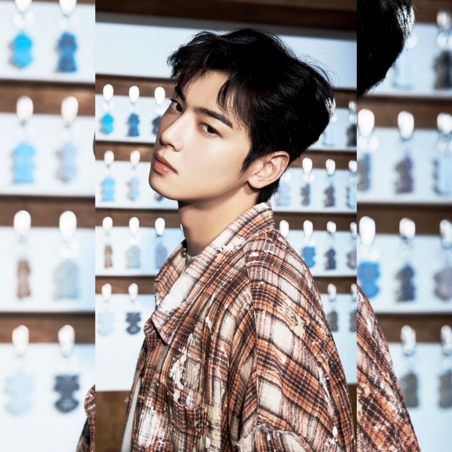 Behind-the-scenes cut of Cha Eunwoo