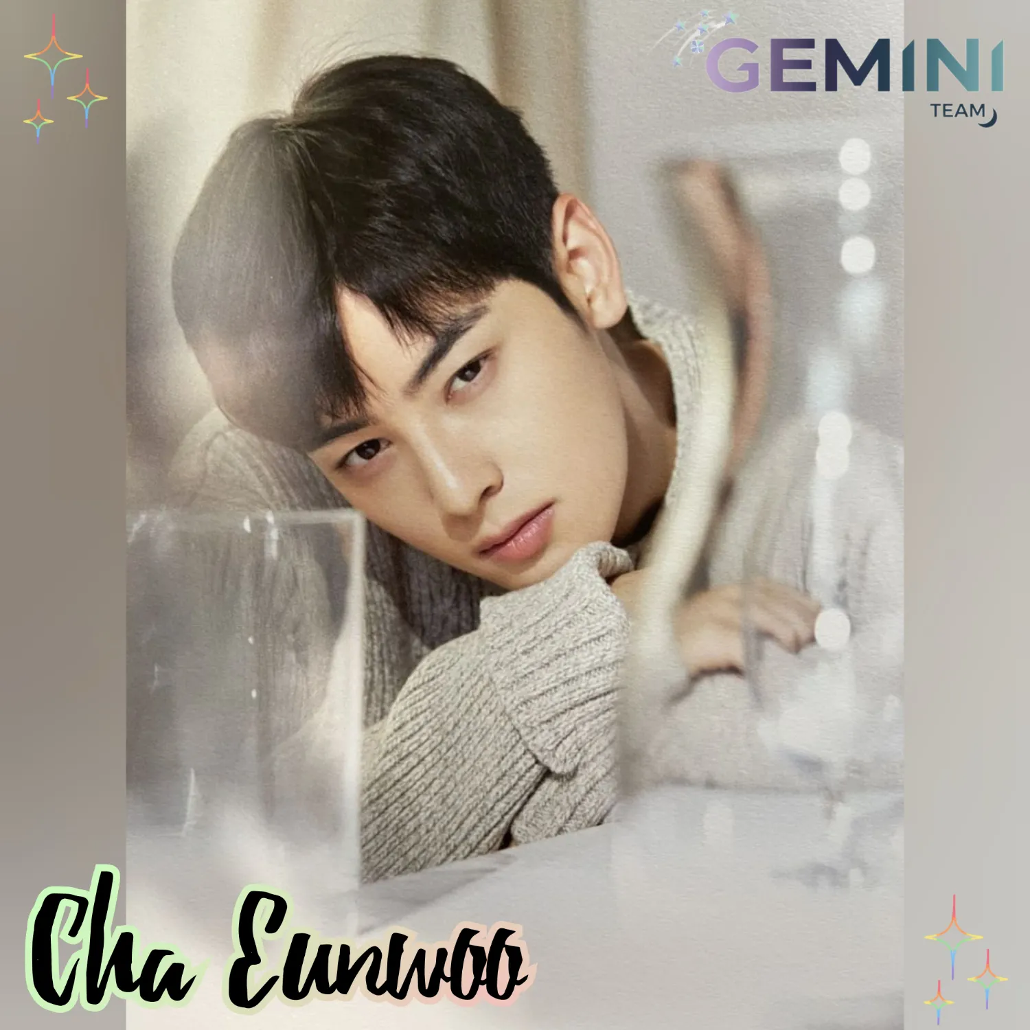 Behind-the-scenes cut of Cha Eunwoo
