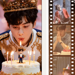 A moment captured by a fan of Cha Eunwoo