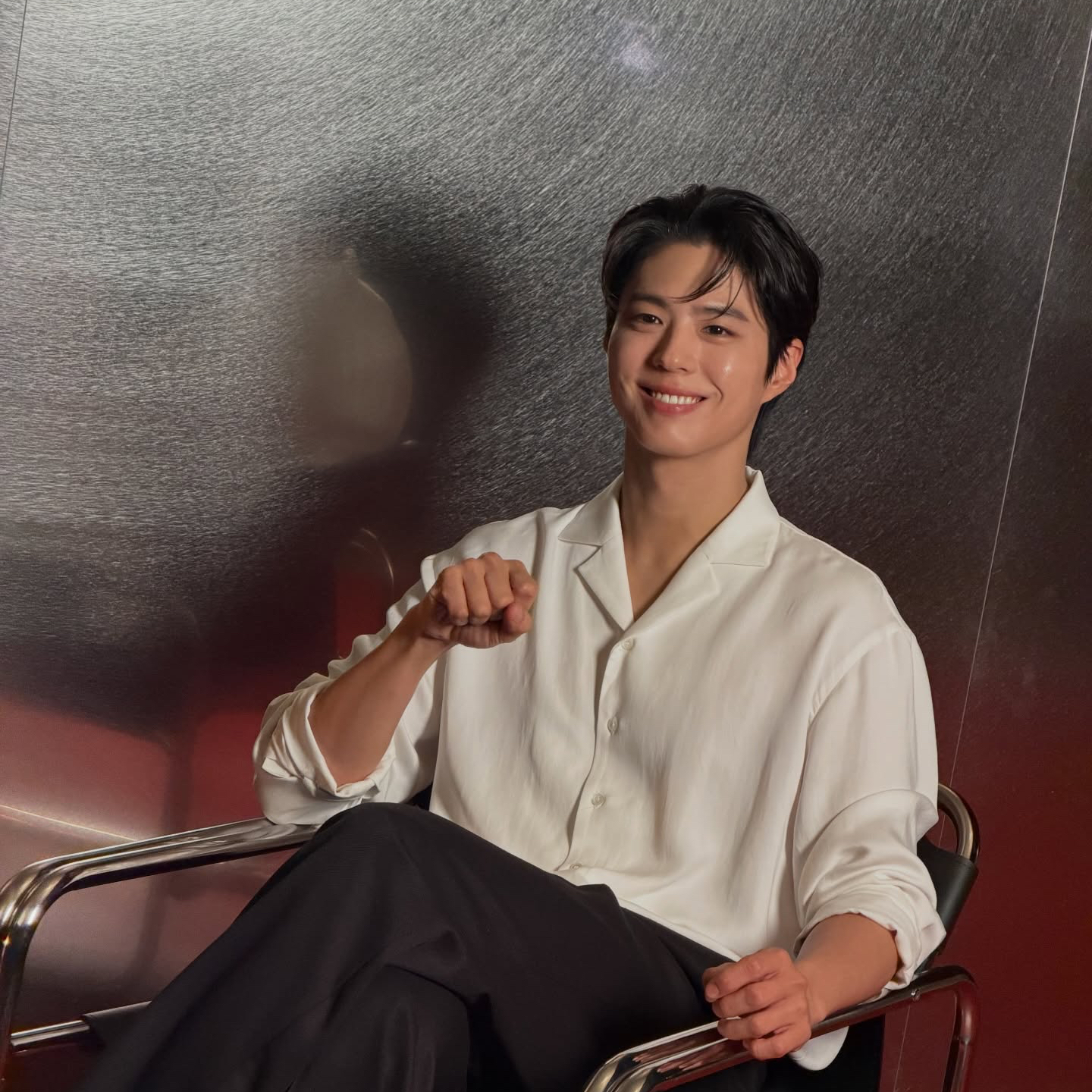 Recent activity shot of Park Bogum