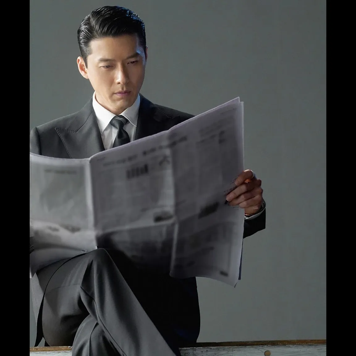 Momen yang diabadikan oleh penggemar Hyun Bin