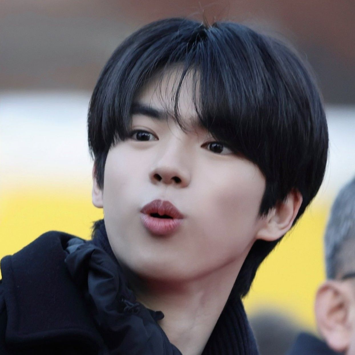 A moment captured by a fan of Cha Junhwan