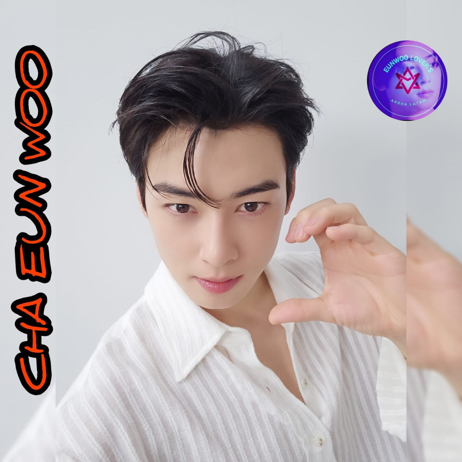 Behind-the-scenes cut of Cha Eunwoo