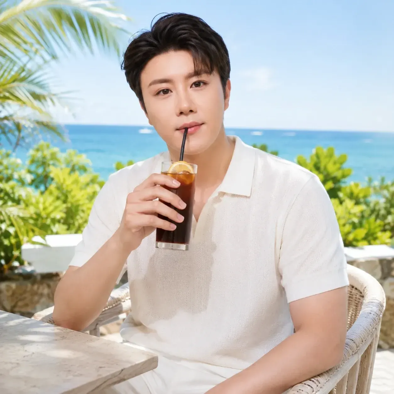 Behind-the-scenes cut of Jin Haesung