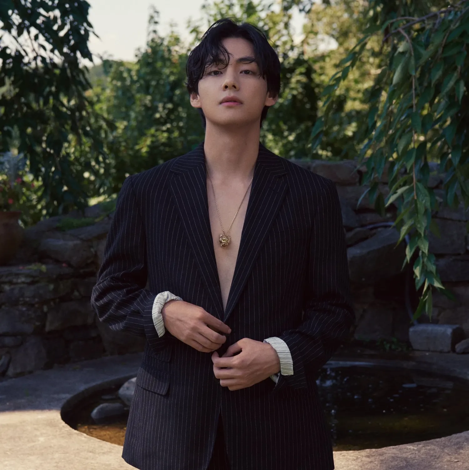 Recent activity shot of Kim Taehyung (V)