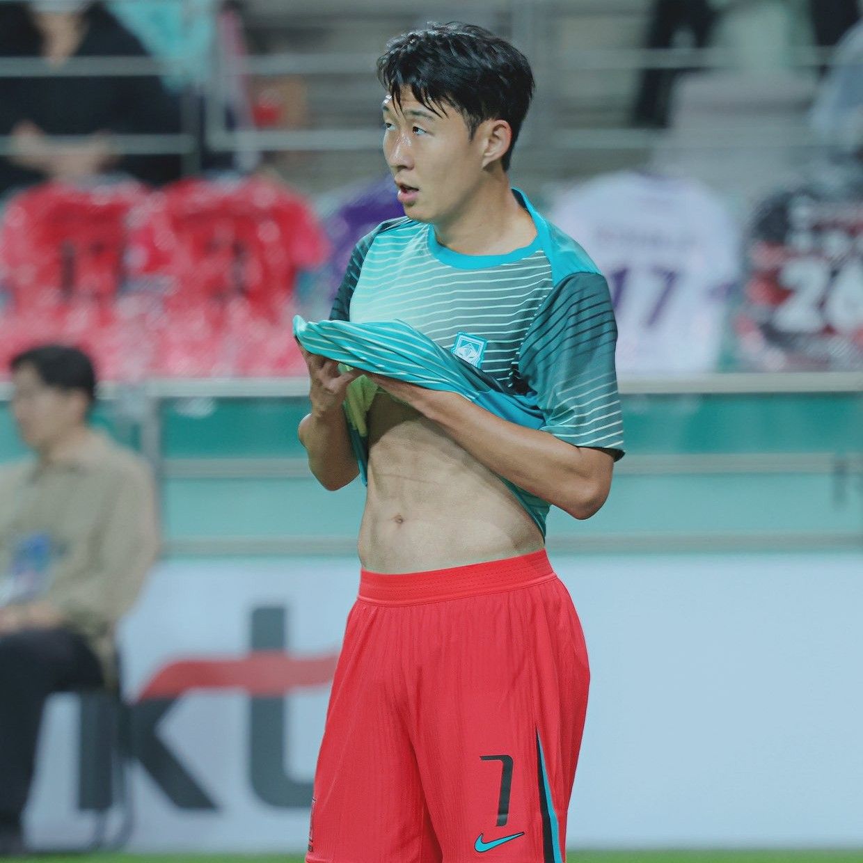 Behind-the-scenes cut of Son Heungmin