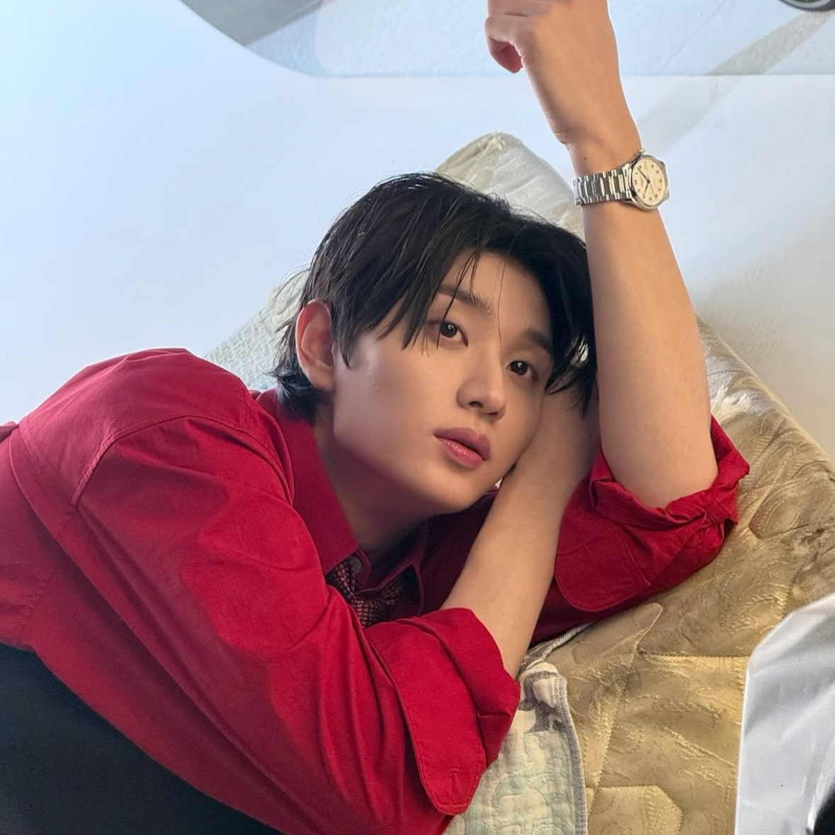 Recent activity shot of Kim Jaewon