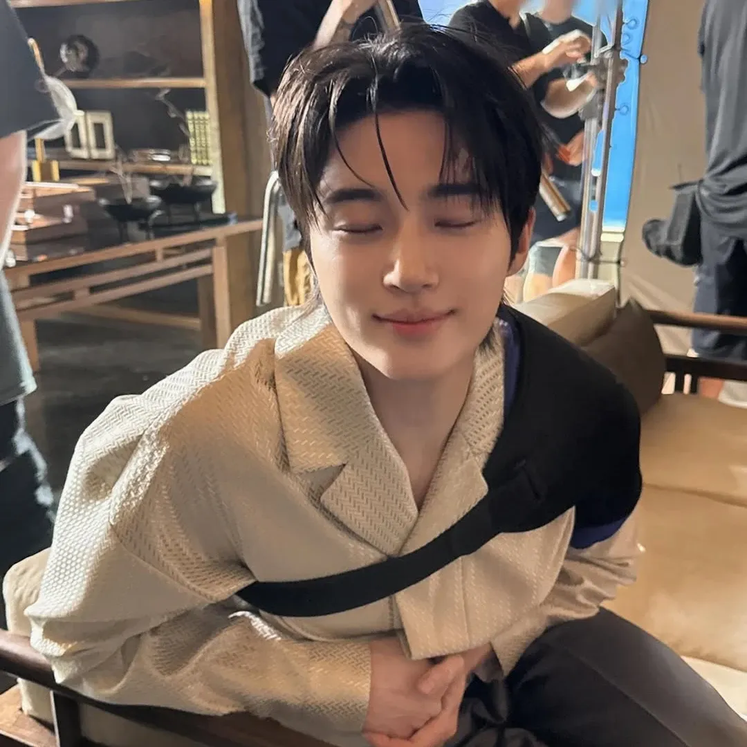 A moment captured by a fan of Byeon Wooseok