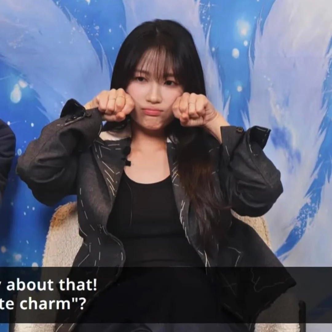 Behind-the-scenes cut of Kim Hyeyoon