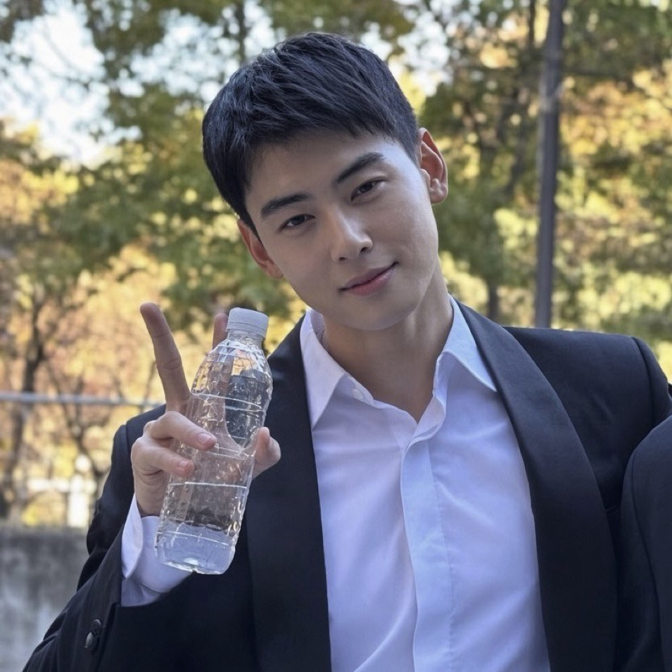 Behind-the-scenes cut of Cha Eunwoo