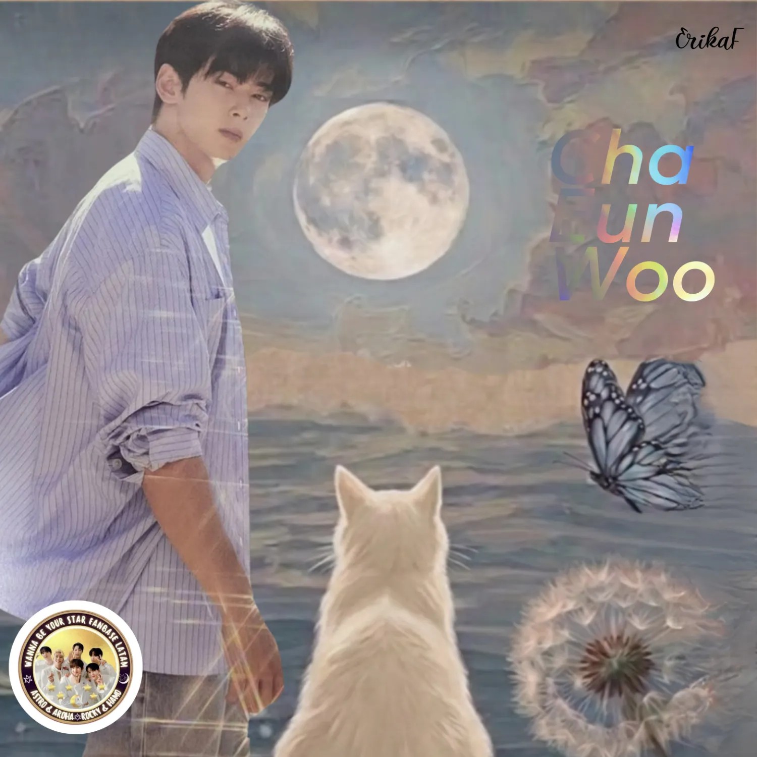 Recent activity shot of Cha Eunwoo