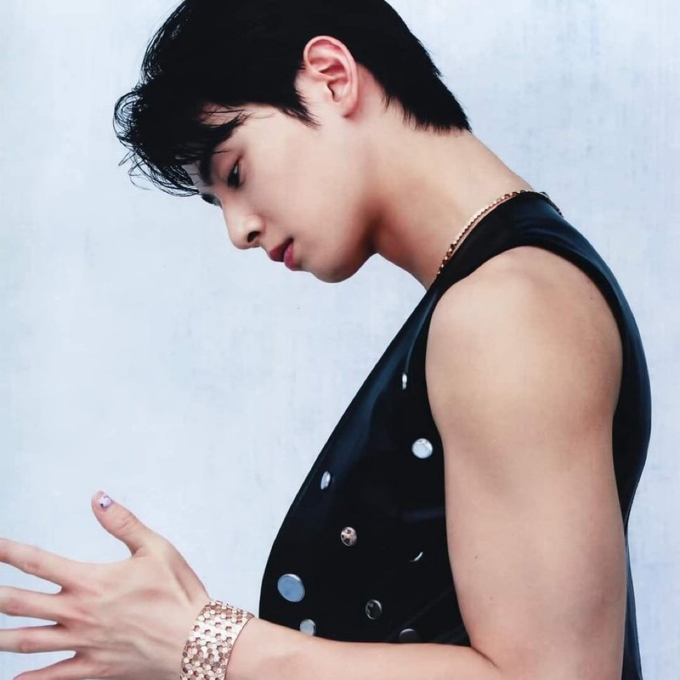 A moment captured by a fan of Cha Eunwoo