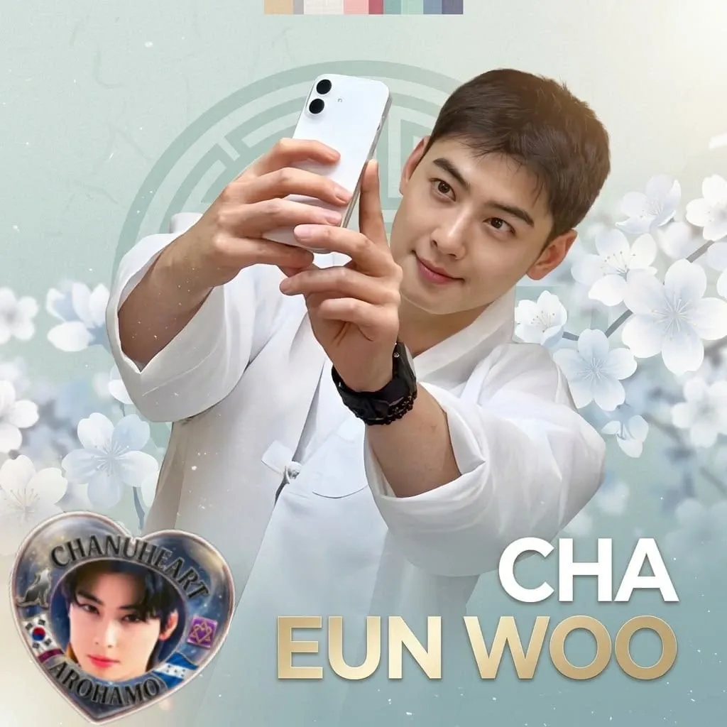 A moment captured by a fan of Cha Eunwoo
