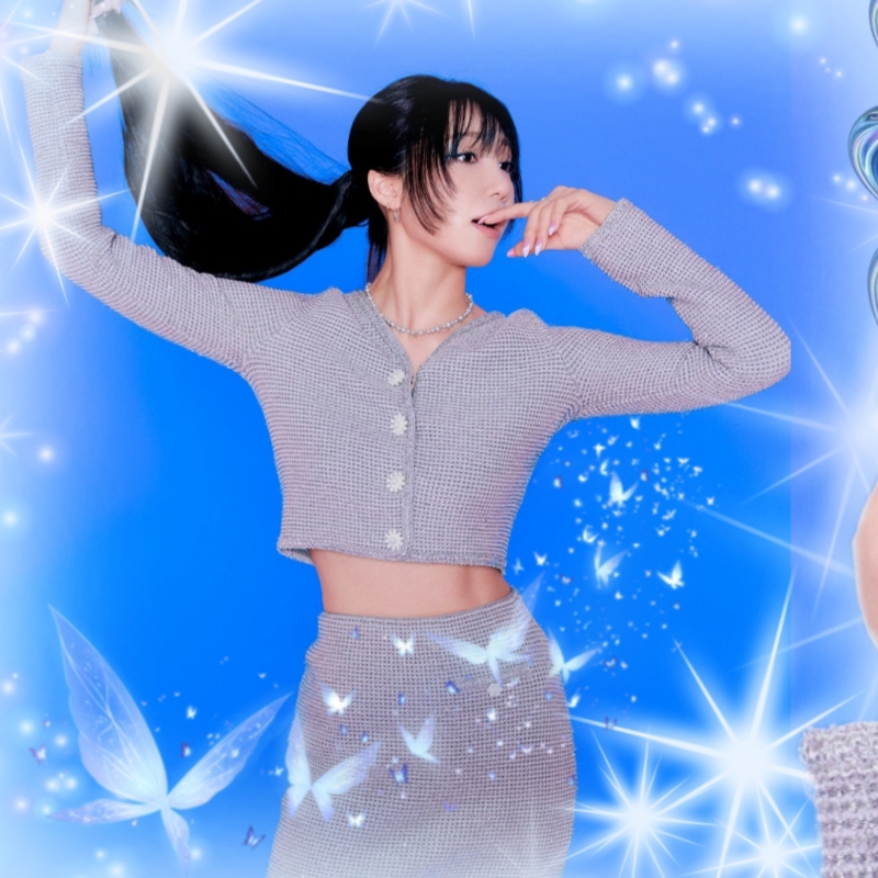 Behind-the-scenes cut of Jung Eunji