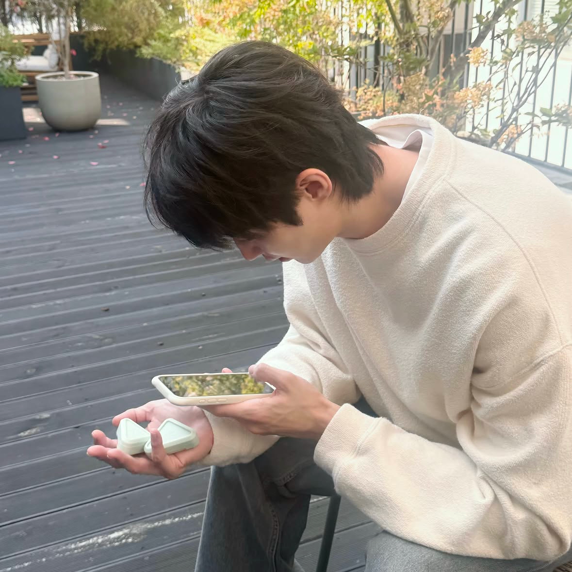 Recent activity shot of Byeon Wooseok