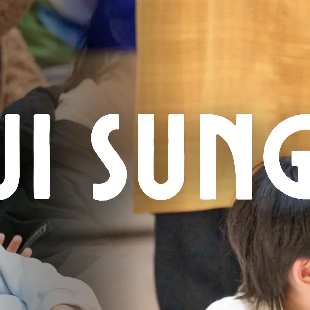 Behind-the-scenes cut of Ji Sung
