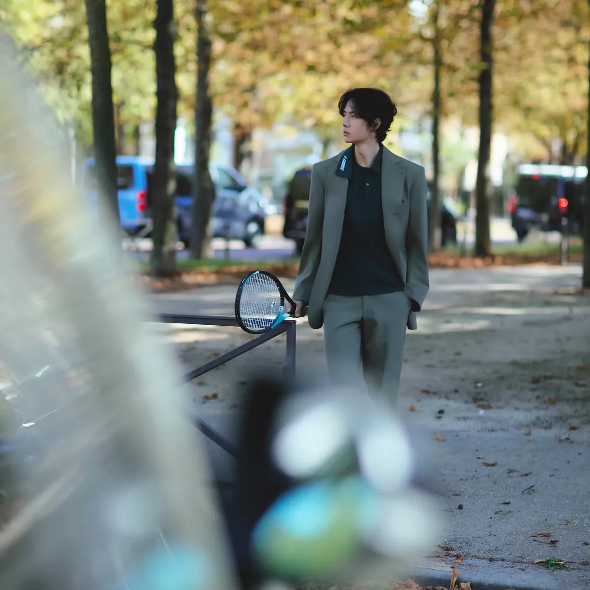 Behind-the-scenes cut of Wang Yibo