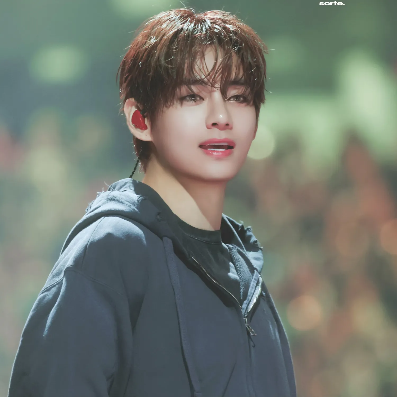 A moment captured by a fan of Kim Taehyung (V)