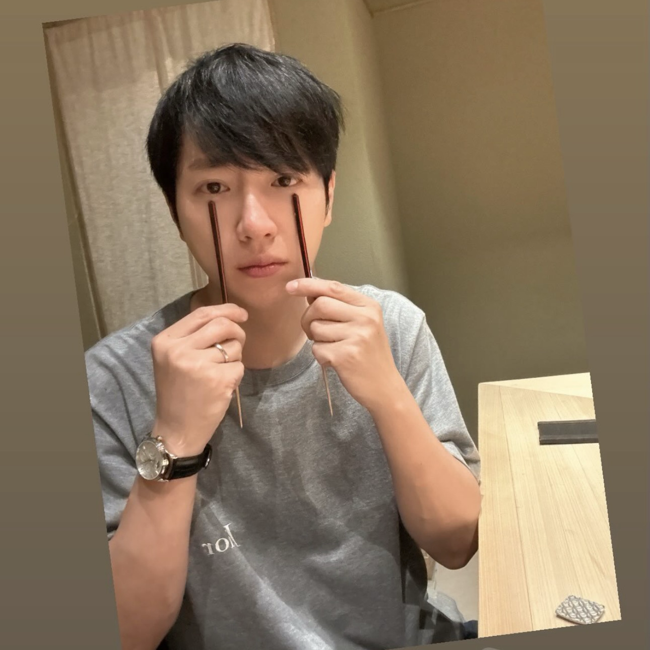 Behind-the-scenes cut of Lee Sangyeob