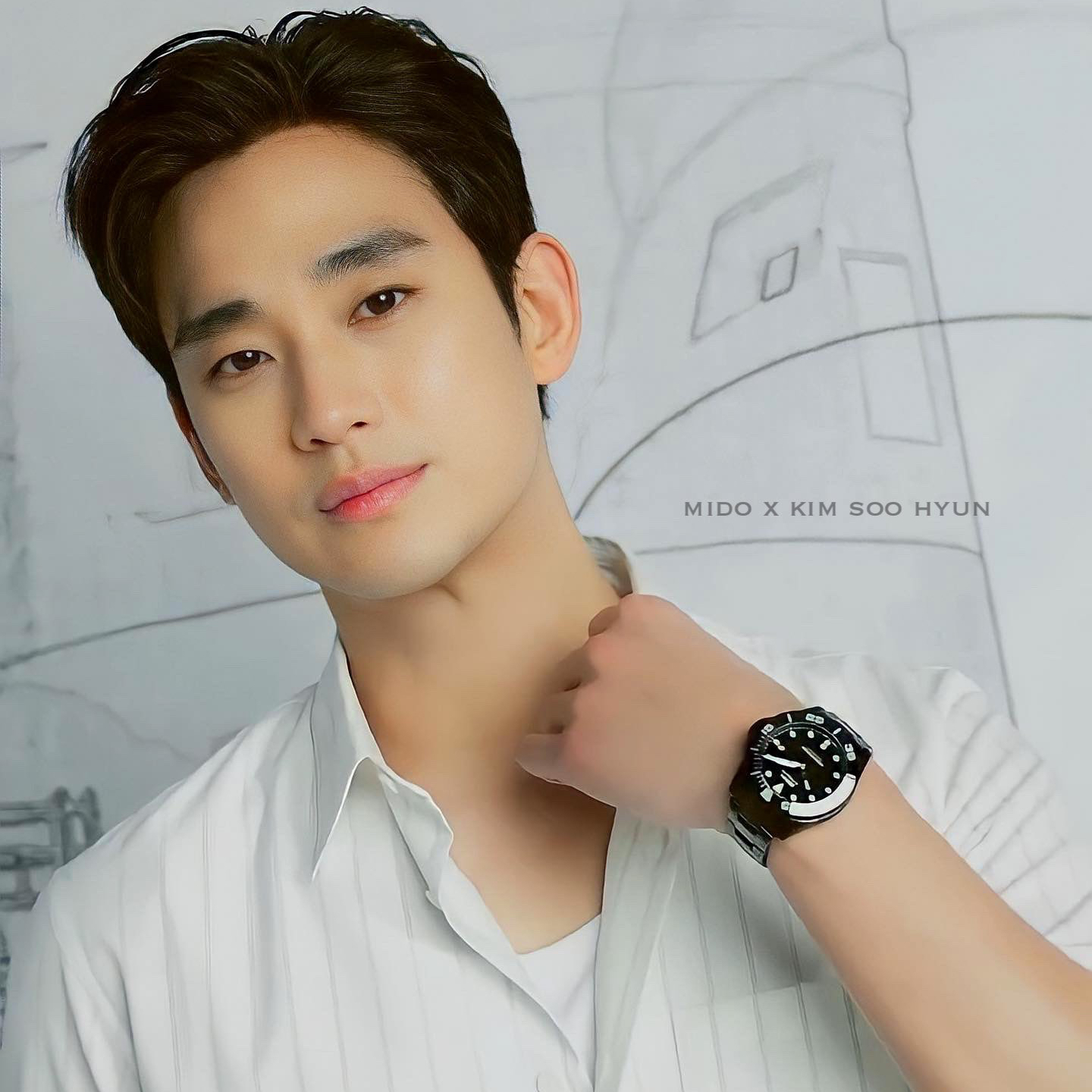 A moment captured by a fan of Kim Soohyun