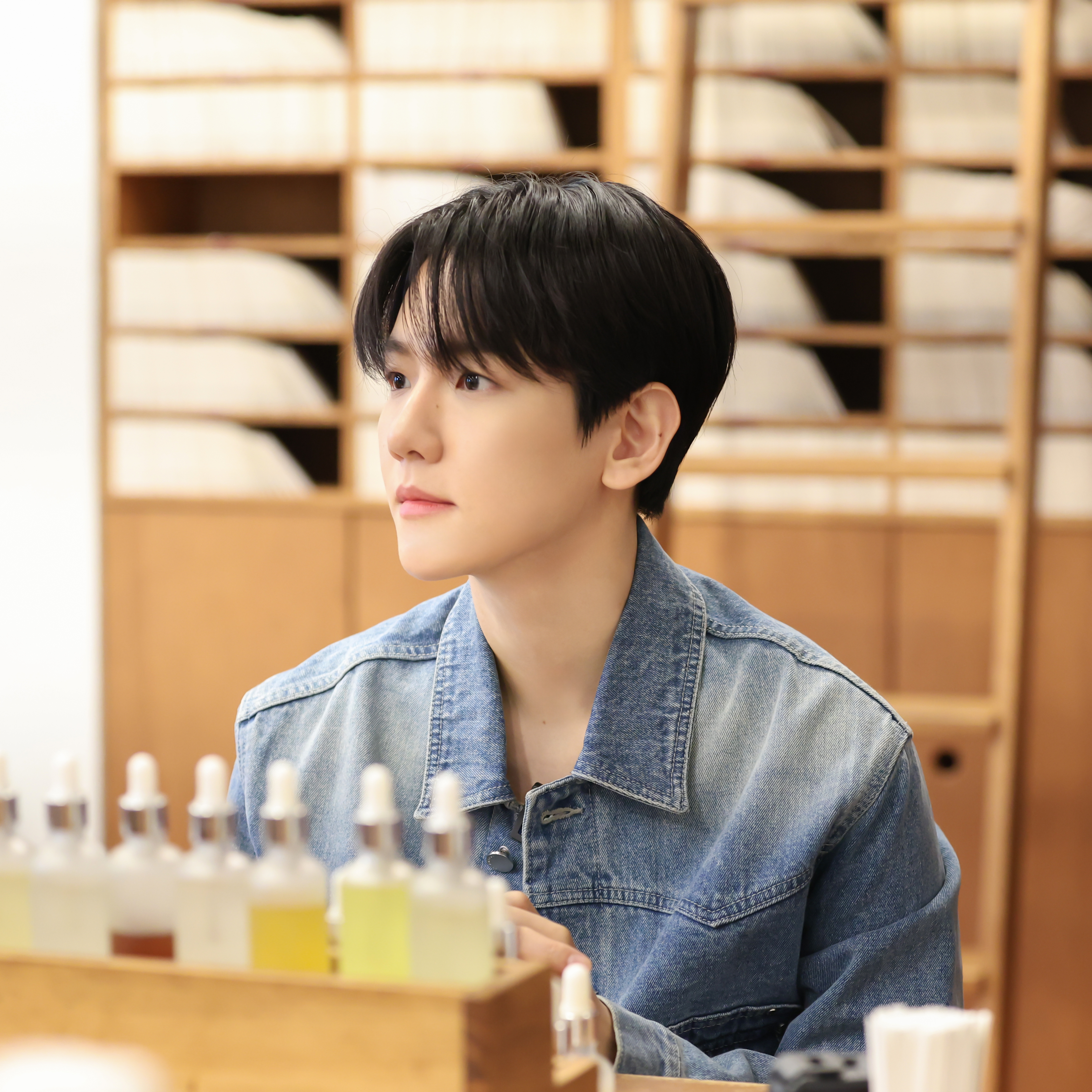 A moment captured by a fan of Baekhyun
