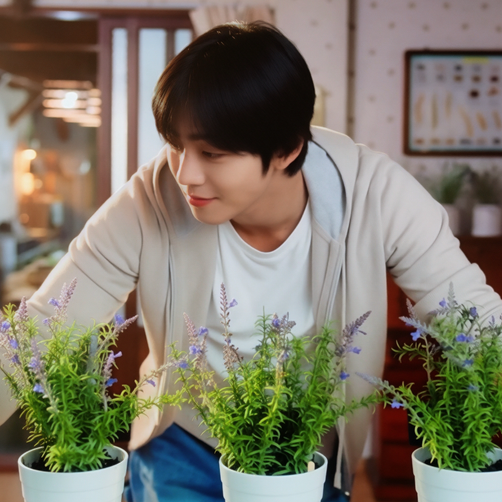 Recent activity shot of Ahn Hyoseop