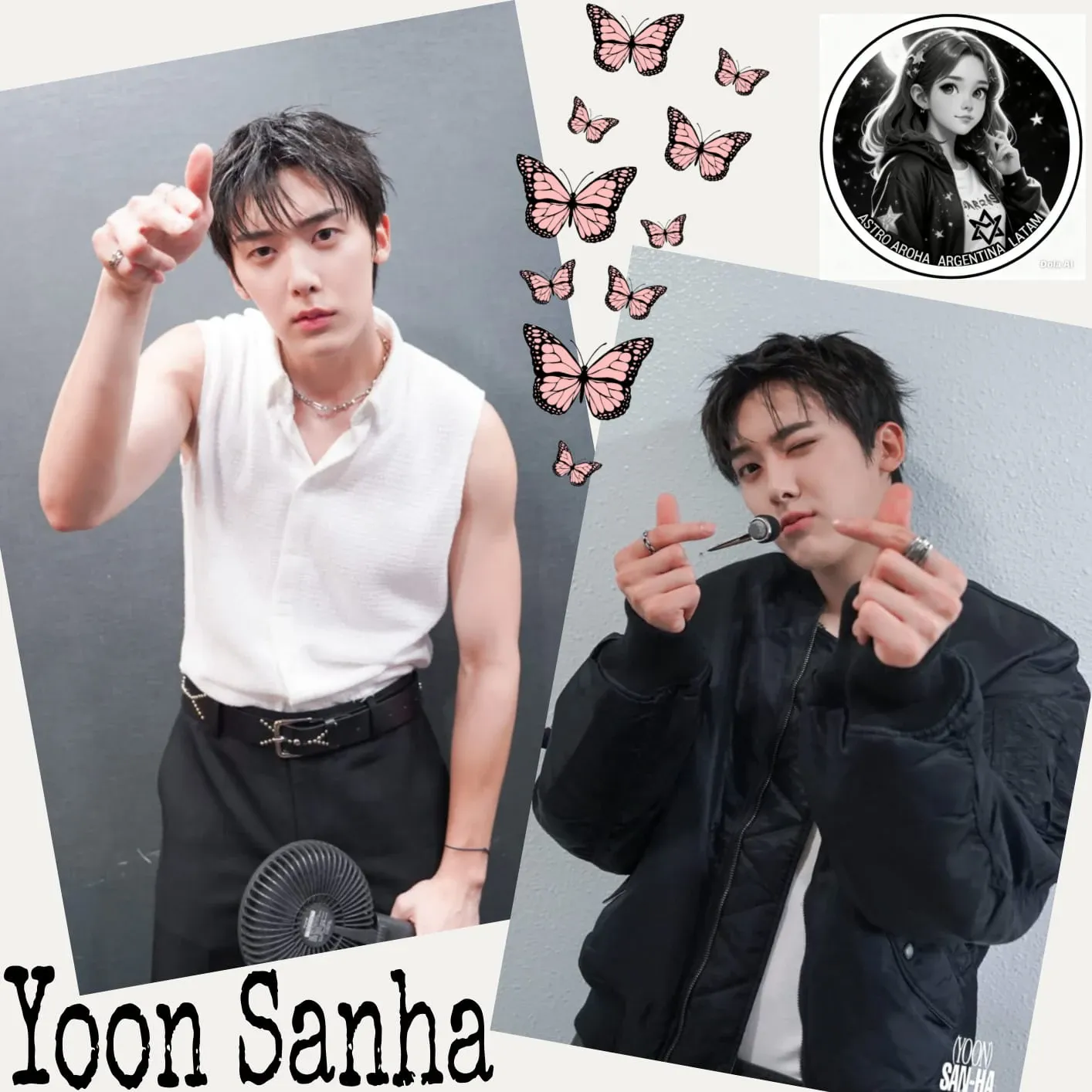 Behind-the-scenes cut of Yoon Sanha