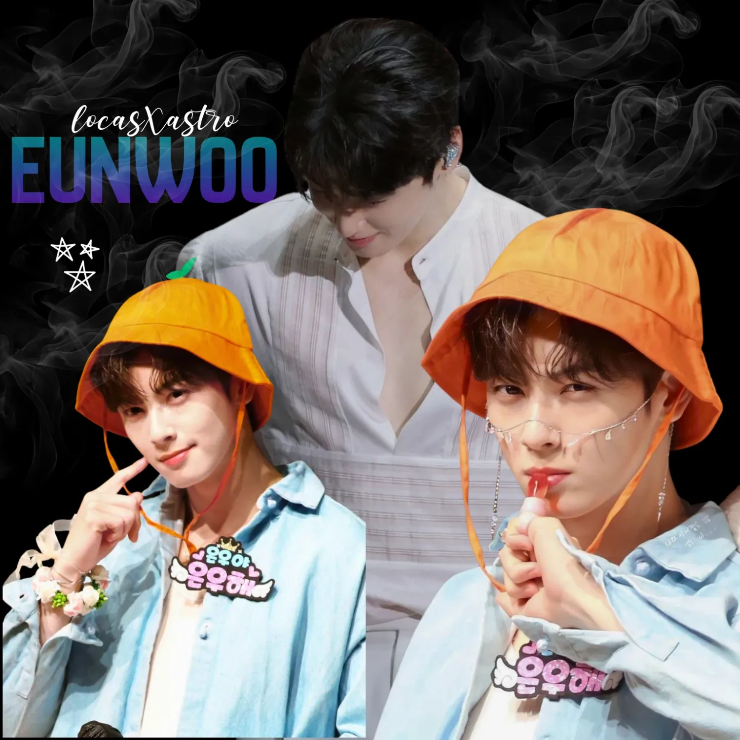 Behind-the-scenes cut of Cha Eunwoo