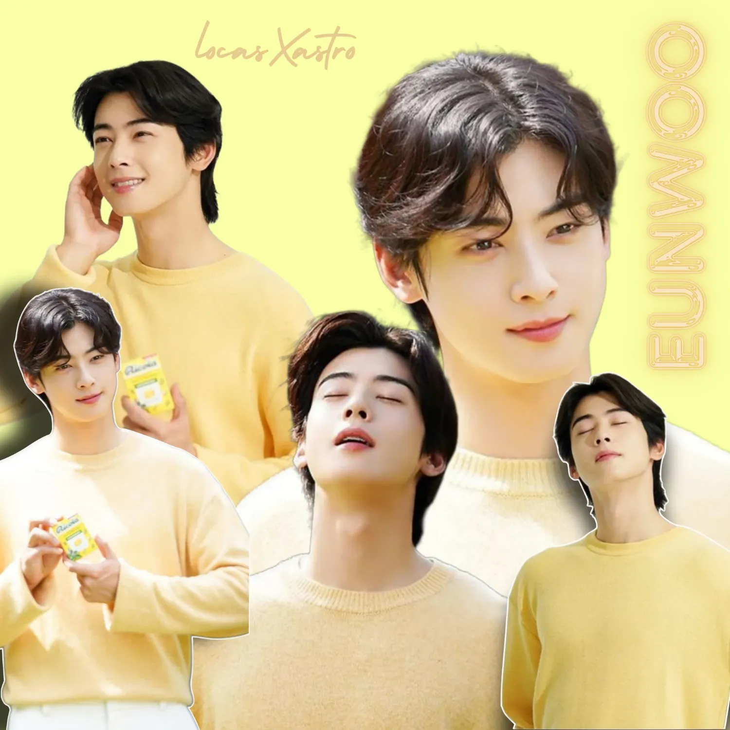 Behind-the-scenes cut of Cha Eunwoo