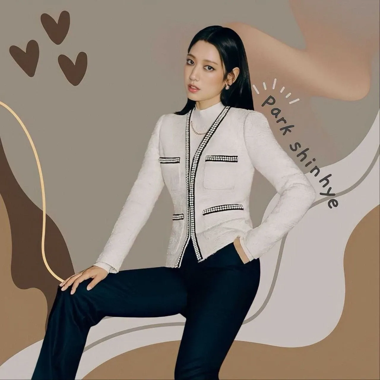 Recent activity shot of Park Shinhye