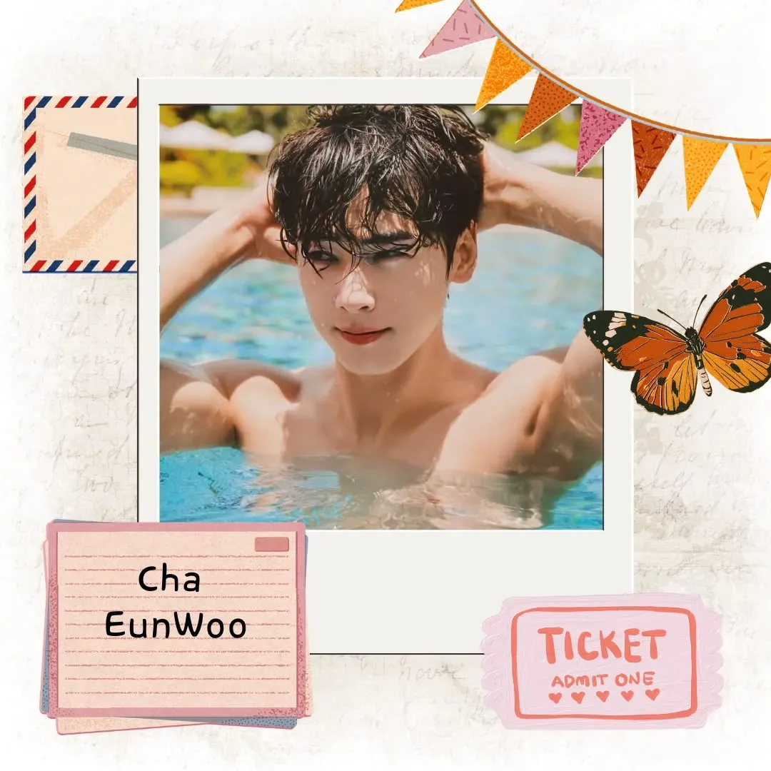 Recent activity shot of Cha Eunwoo