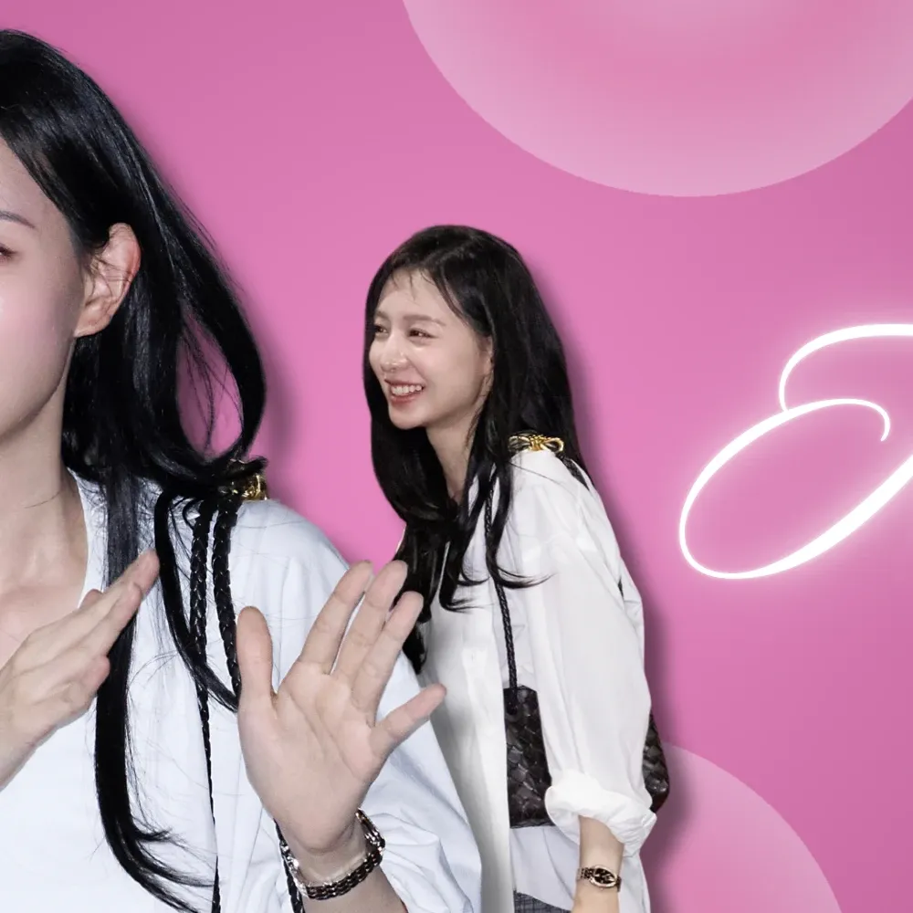 Behind-the-scenes cut of Kim Jiwon