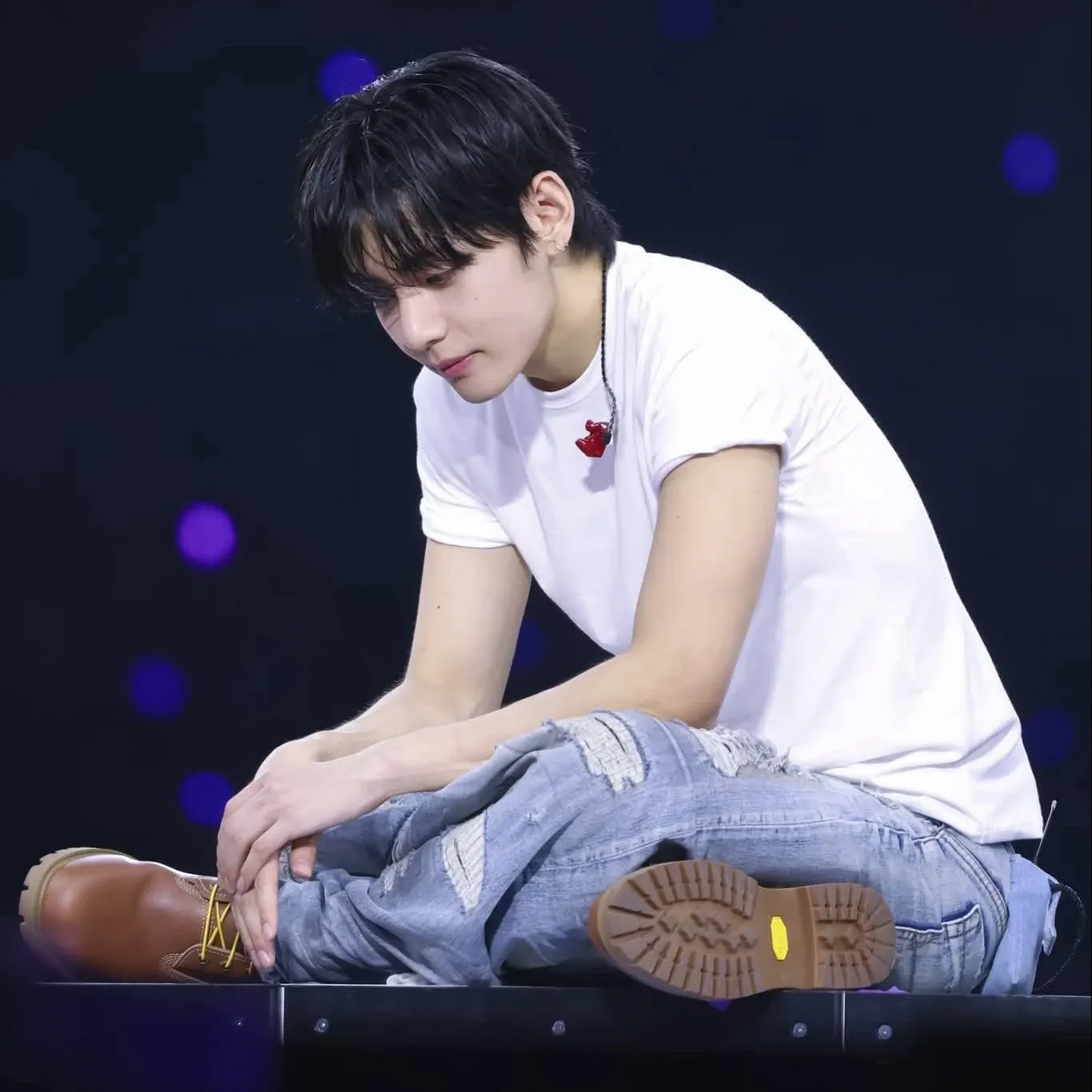 A moment captured by a fan of Kim Taehyung (V)