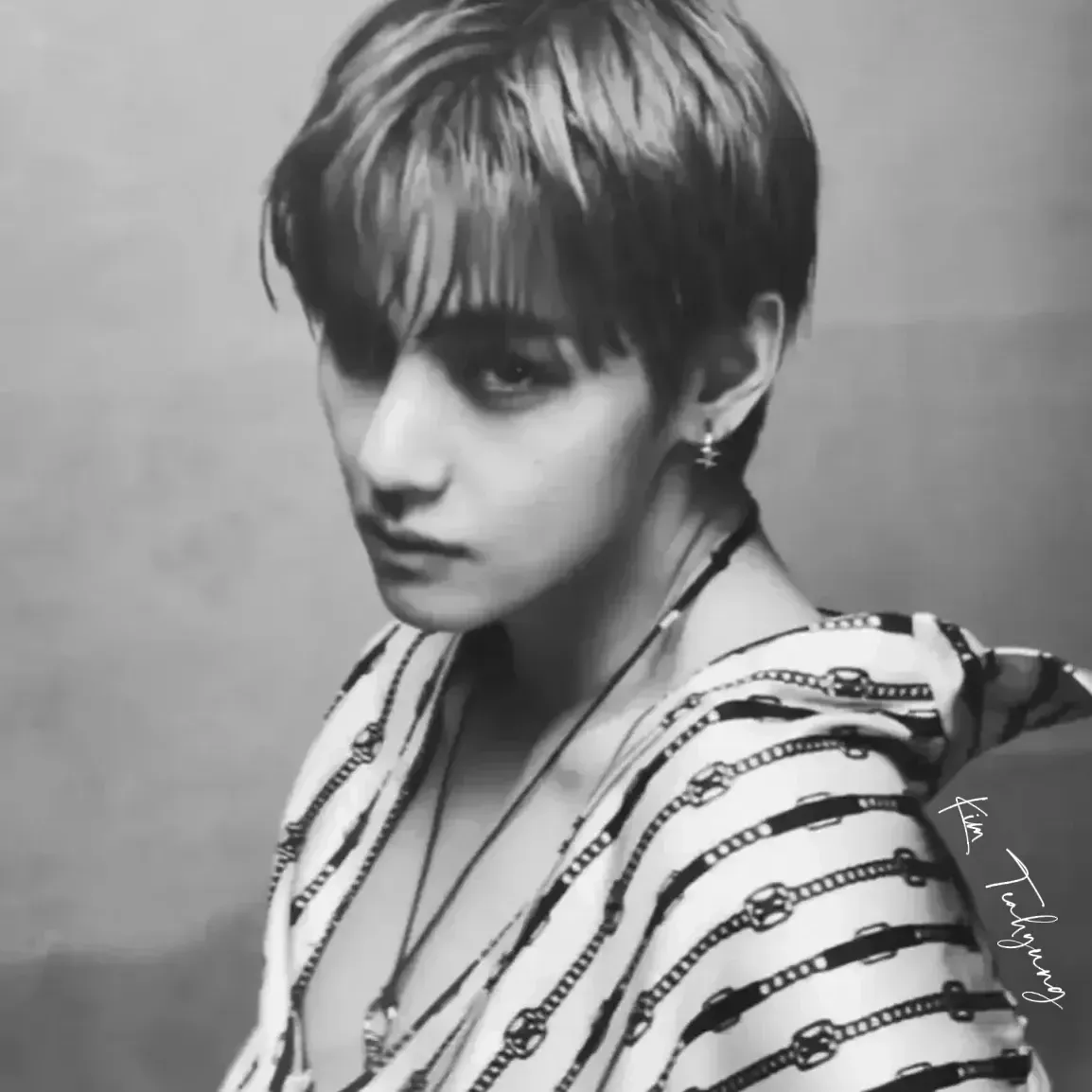 A moment captured by a fan of Kim Taehyung (V)