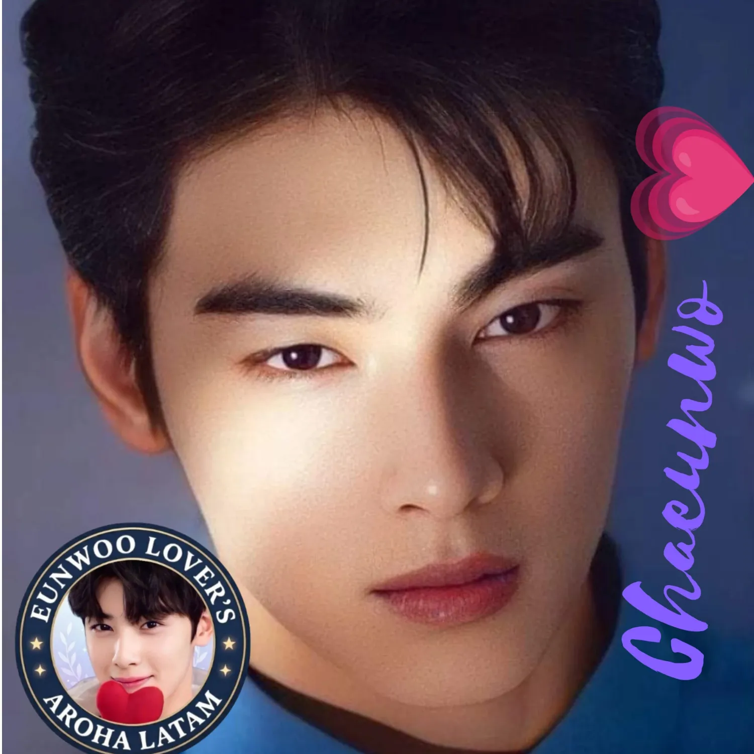 Recent activity shot of Cha Eunwoo