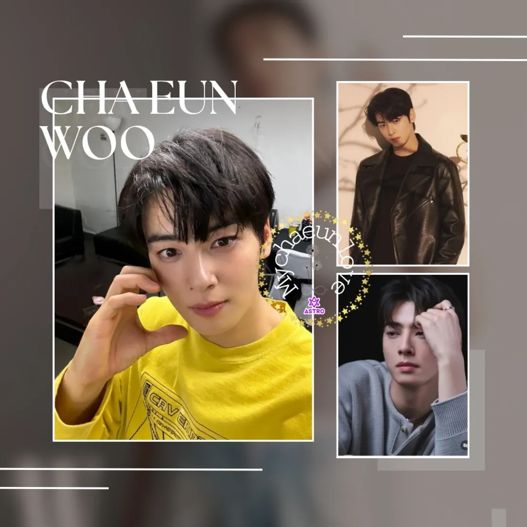 Behind-the-scenes cut of Cha Eunwoo