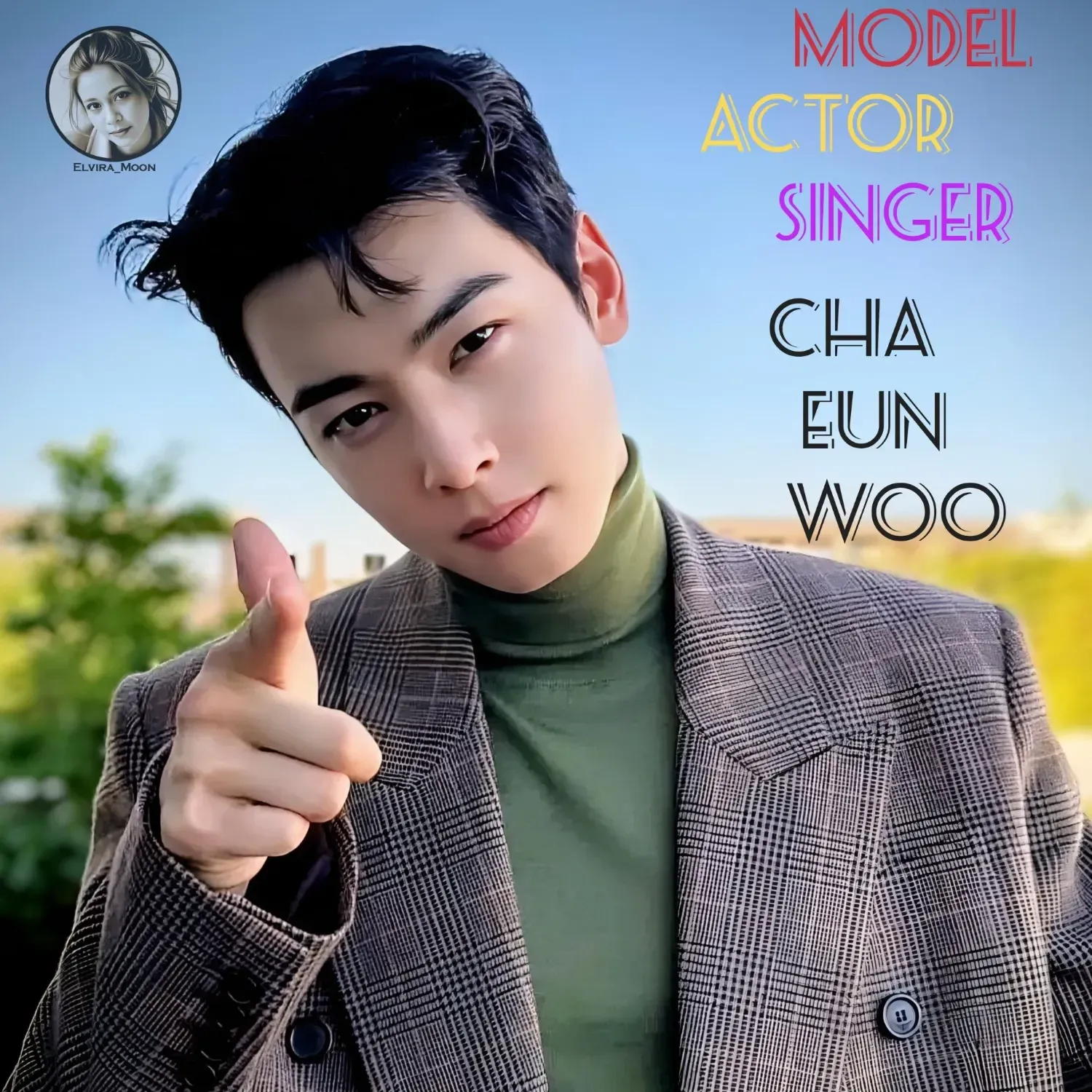 Recent activity shot of Cha Eunwoo