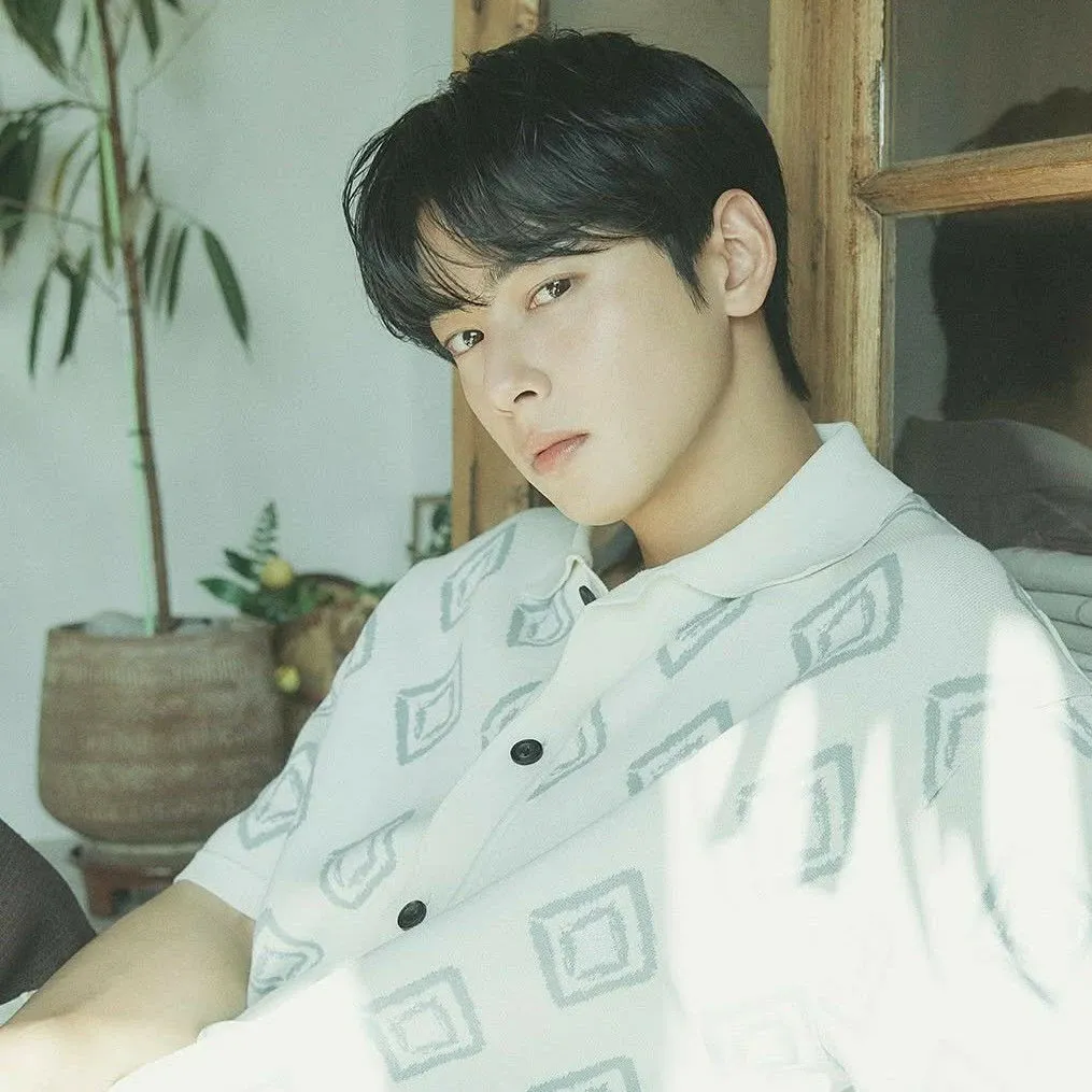 Behind-the-scenes cut of Cha Eunwoo