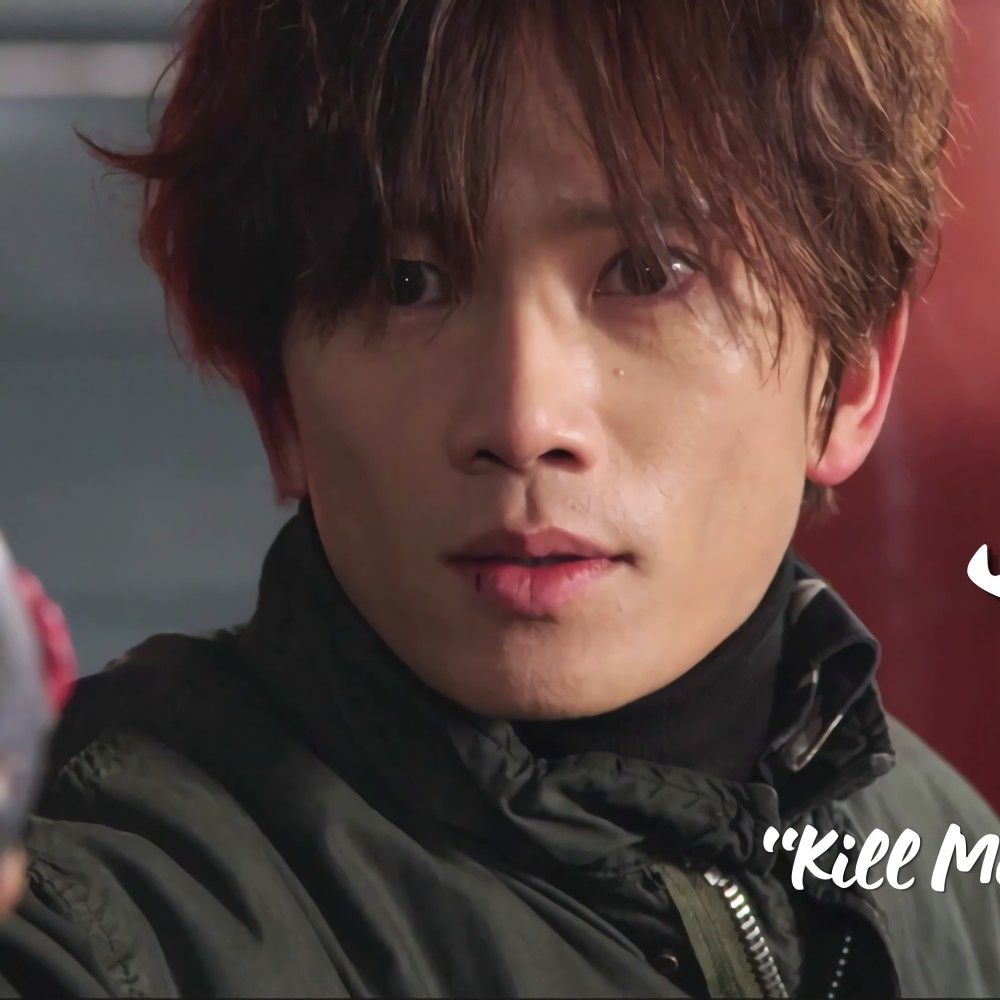 Behind-the-scenes cut of Ji Sung