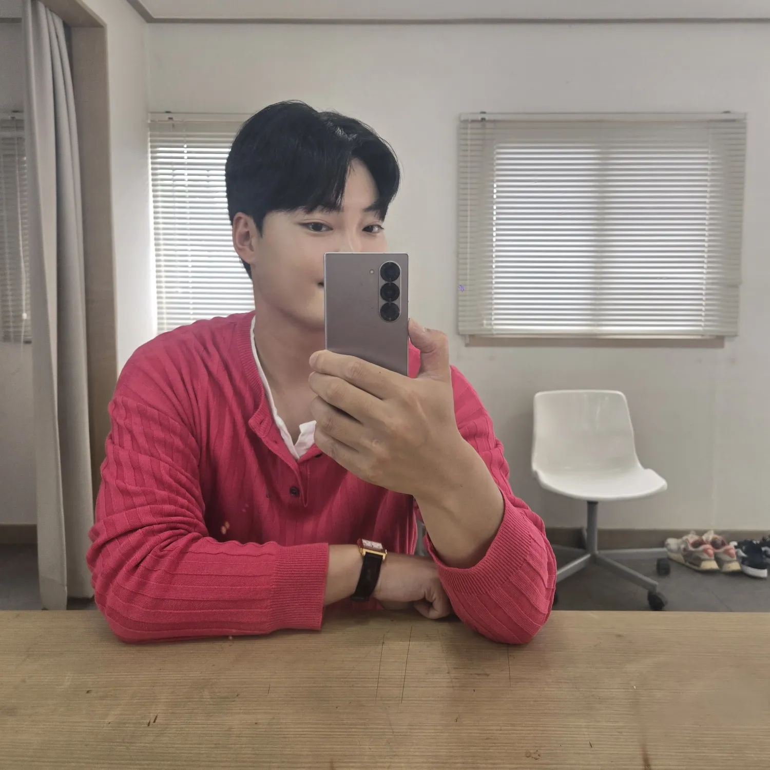A moment captured by a fan of Kim Kyungmin