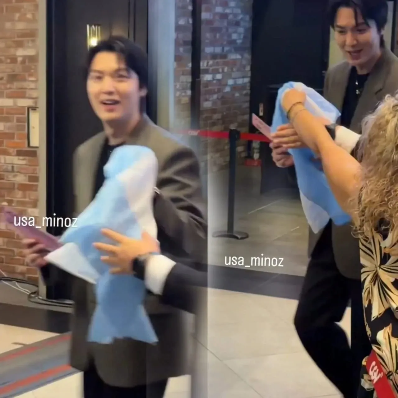 Recent activity shot of Lee Minho